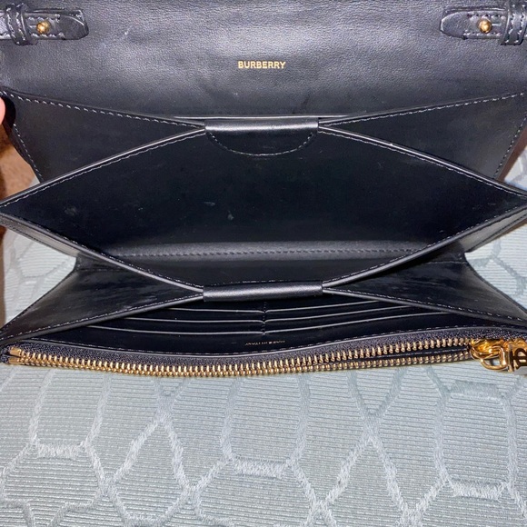 Monogram Leather Wallet with detachable strap - Picture 4 of 7